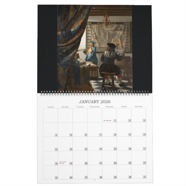 Vermeer 2016 Huge Calendar (Jan 2026)