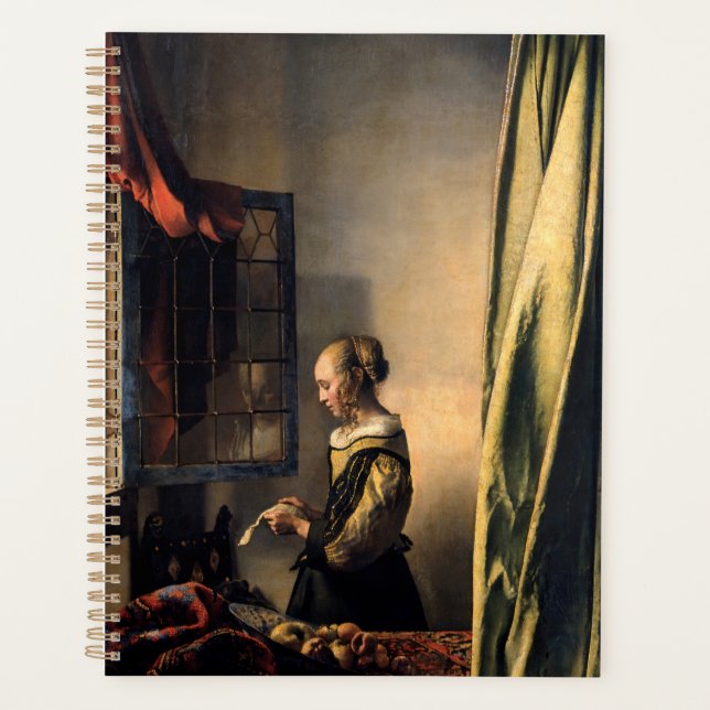 Vermeer - Fille lisant une lettre à une fenêtre ou (Devant)