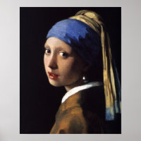 Vermeer Girl Pearl Earring Masterpiece Painting