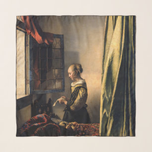 Vermeer - Girl Reading a Letter at an Open Window Scarf