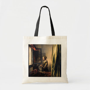 Vermeer - Girl Reading a Letter at an Open Window Tote Bag