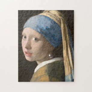 Vermeer, Girl with a Pearl Earring - Fine Art Jigsaw Puzzle