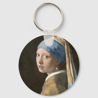VERMEER Girl with a Pearl Earring Keychain