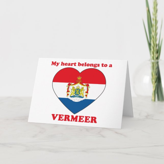 Vermeer Holiday Card (Front)
