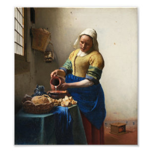 Vermeer la copie de photo de trayeuse