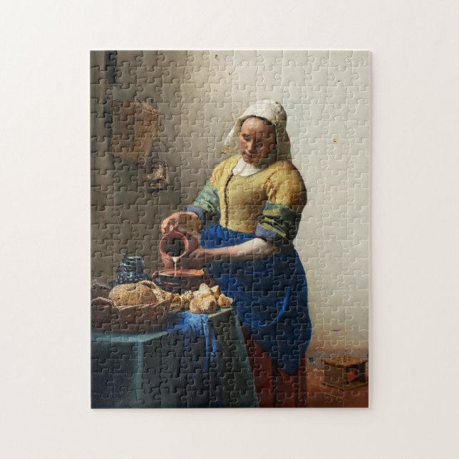 Vermeer le puzzle de trayeuse (Vertical)
