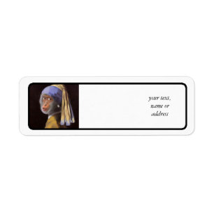 Vermeer Pearl Earring Monkey Chimp