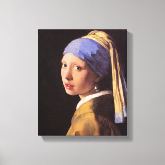 Vermeer - The girl with the pearl earring Canvas Print