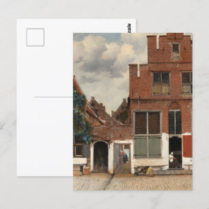 Vermeer - The Little Street Fine Art Postcard
