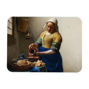 Vermeer The Milkmaid Magnet