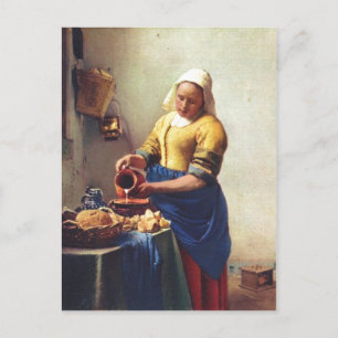Vermeer van Delft, Jan Milchausgie?ende Magd The M Postcard