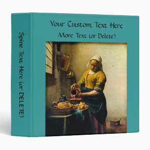 Vermeer's Maidservant Pouring Milk (circa 1660) Binder