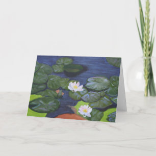 "Vermeer's Waterlilies" Card