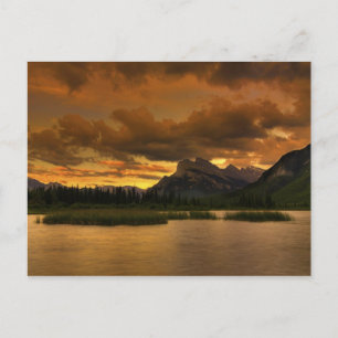 Vermilion Lakes Sunset Postcard