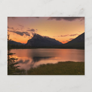 Vermilion Lakes Sunset Postcard