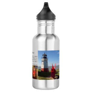 Vermilion Lighthouse water bottle