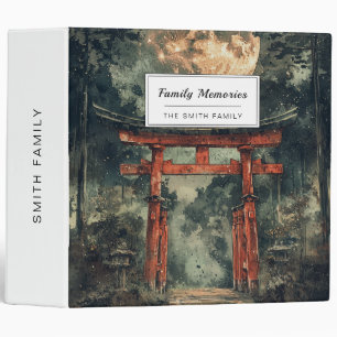 Vermilion Temple Gate Watercolor Ink (3) Binder