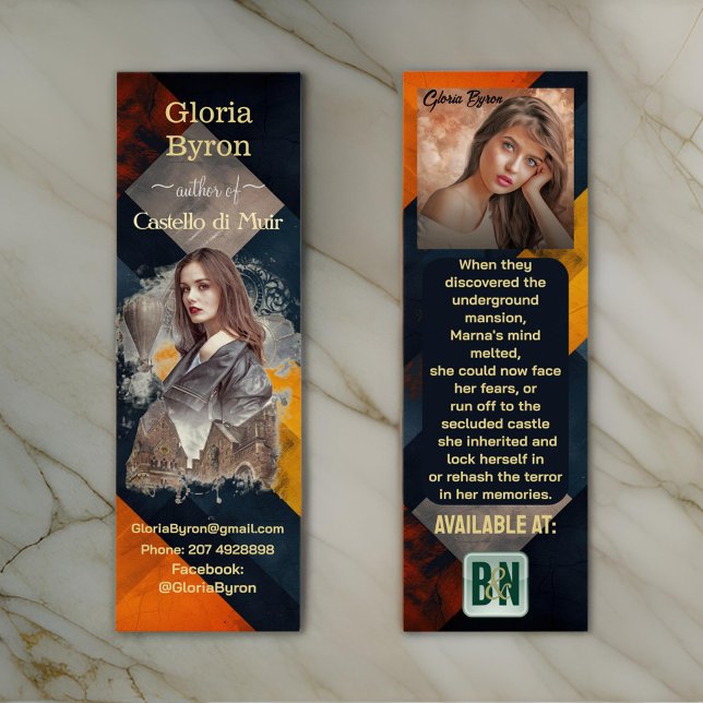 Vermillion Black Bookmarks Author Promotions  (Creator Uploaded)