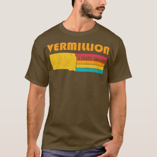 Vermillion South Dakota Vintage Distressed Souveni T-Shirt