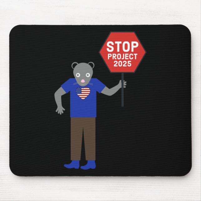 “vermin” Activist Stop Project 2025.  Mouse Pad (Front)