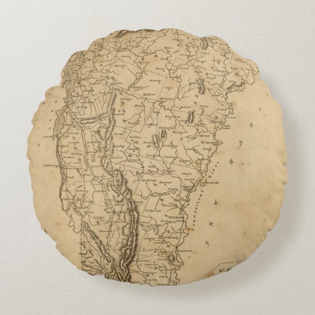 Vermont 5 round pillow (Front)