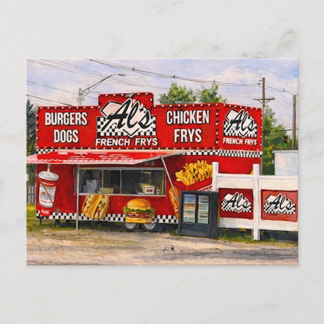 Vermont Al's French Frys Postcards (Front)