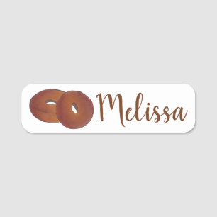 Vermont Apple Cider Doughnut Pastry Doughnut Name Tag
