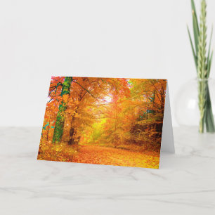 Vermont Autumn Nature Fine Landscape Card