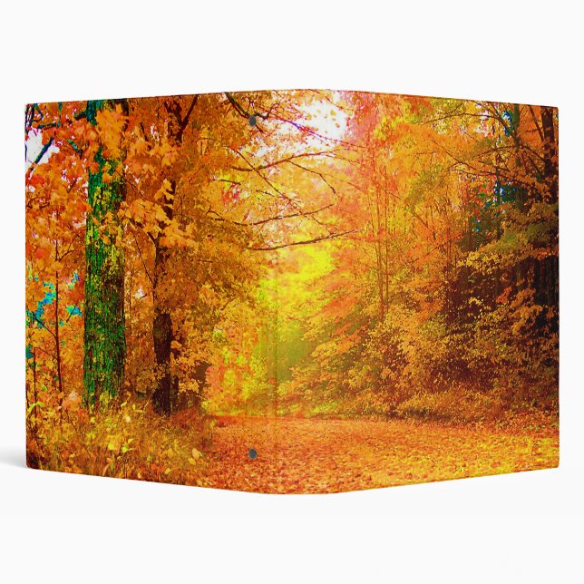 Vermont Autumn Nature Landscape Binder (Background)