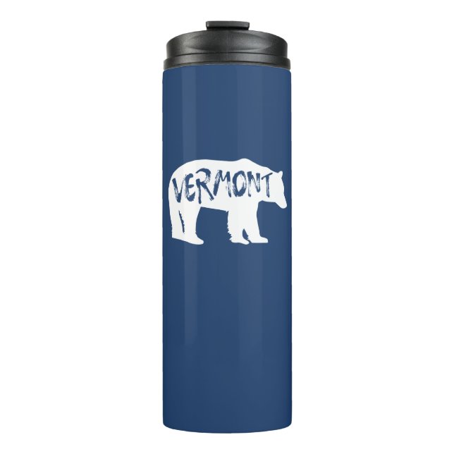 Vermont Bear Thermal Tumbler (Front)