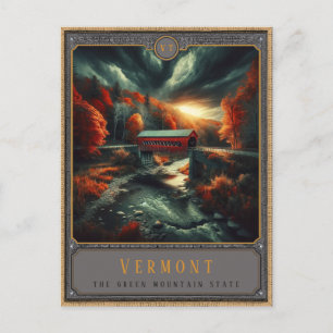 Vermont   Carte postale Art gothique