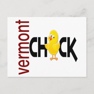 Vermont Chick 1 Postcard