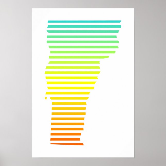 vermont chill fade poster (Front)