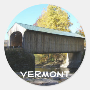 Vermont Classic Round Sticker