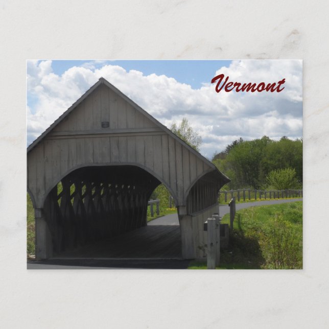 Vermont Covered Bridge Postcard (Front)