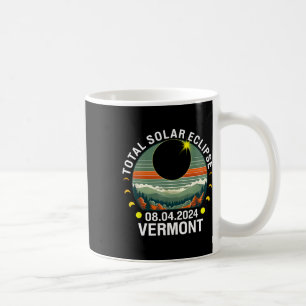 Vermont Eclipse 4.08.24 America Total Solar Eclips Coffee Mug