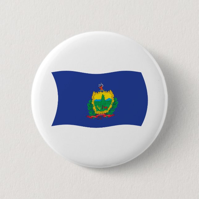 Vermont Flag Button (Front)