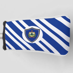 Vermont flag golf head cover