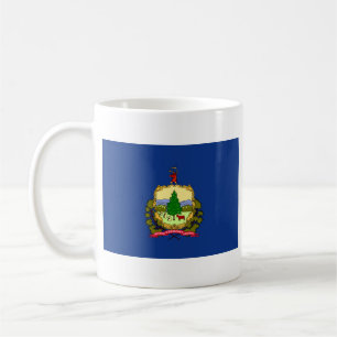 Vermont Flag + Map Mug