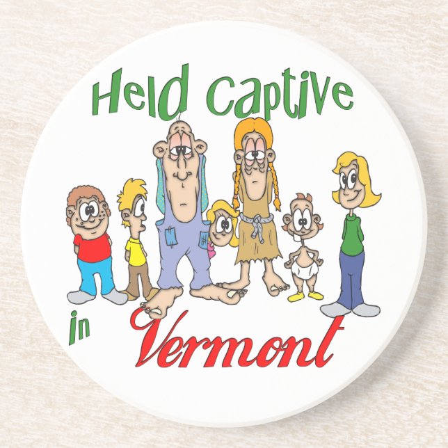 Vermont Funny Trailer Park Dessous de verre de grè (Devant)