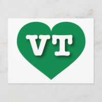 Vermont Green Heart - I love VT