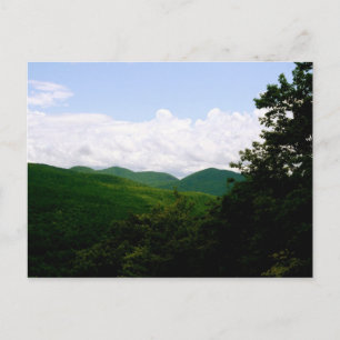 Vermont green mountains postcard