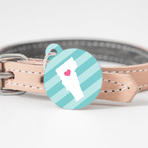 Vermont Heart Pet Tag