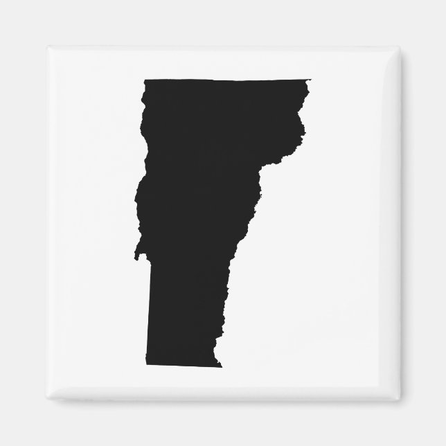 Vermont in Black and White Magnet (Front)