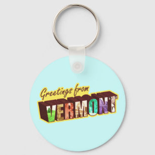 Vermont` Keychain