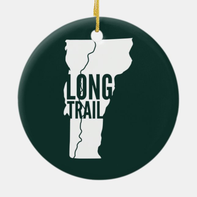 Vermont Long Trail Ornament (Back)