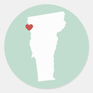 Vermont Love - Customizable Sticker