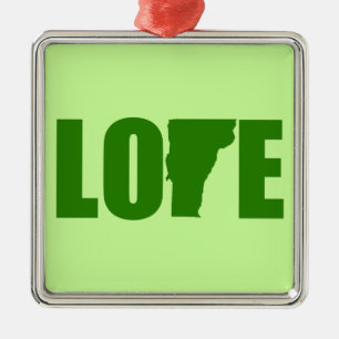 Vermont Love Ornament
