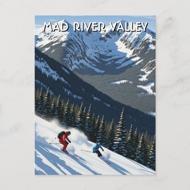 Vermont Mad River Valley Travel Postcard (Front)