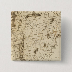 Vermont Map by Arrowsmith 2 Inch Square Button